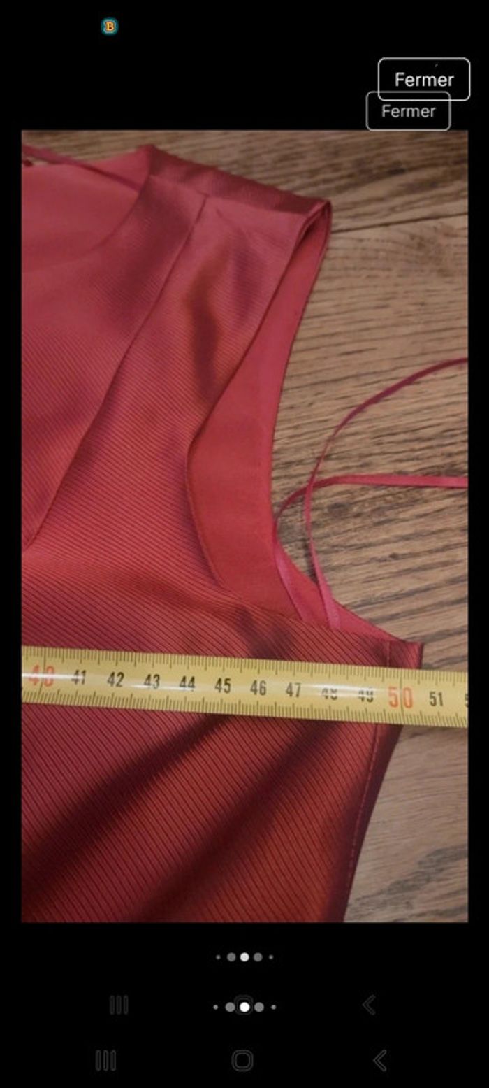 Magnifique Robe rouge bordeaux Esprit fr 44 - photo numéro 12