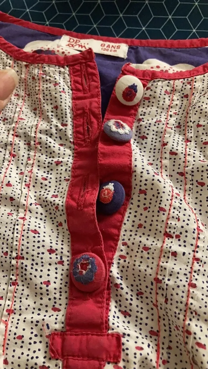 Chemise ml dpam 8 ans - photo numéro 3