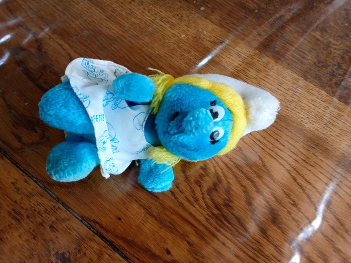 Peluche Schtroumpfette vintage - photo numéro 6