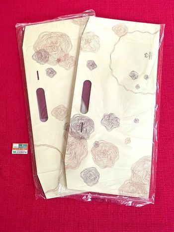 Lot 2 sacs carton emballage Natura Brasil