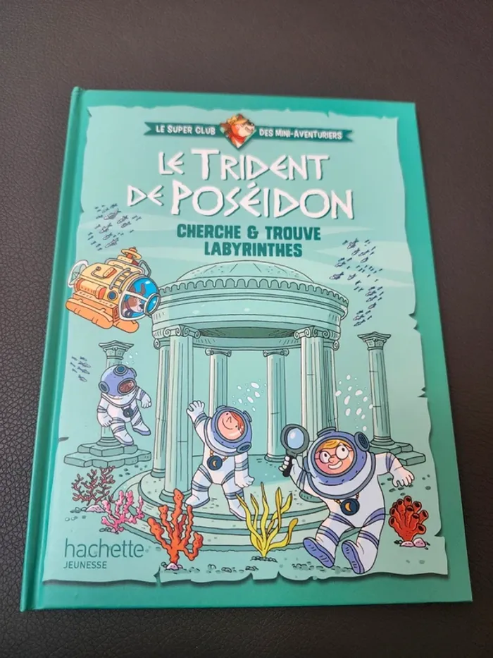 Livre les trident de poseidon cherche et trouve labyrinthe enfant