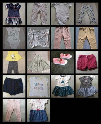 Lot vêtements fille 18 mois