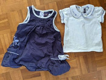 Ensemble chemisier robe Sergent major 6 mois