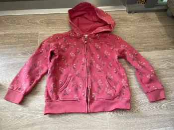 Sweat/gilet à capuche 6 ans tape à l’œil