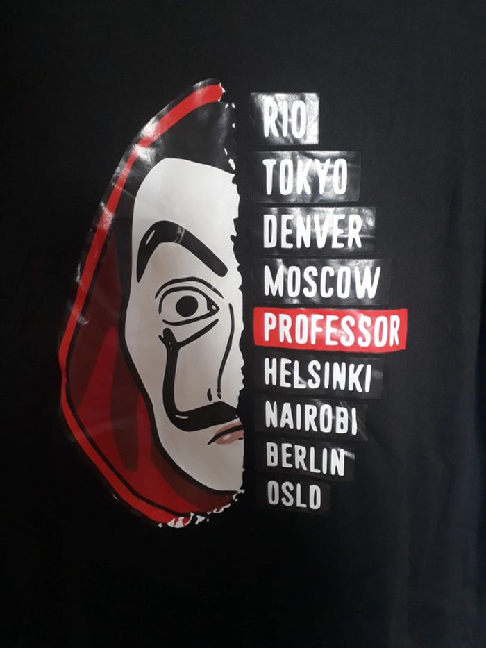 T-shirt La Casa De Papel - photo numéro 3