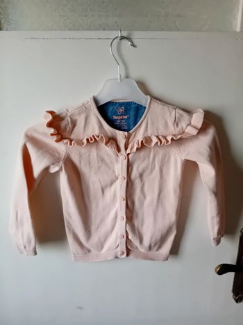 Gilet rose pâle lupilu 98-104 cm