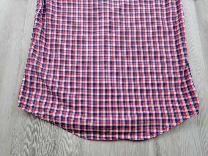 Chemise Tommy Hilfiger – New York Fit – Taille S – Petit Carreaux Bleu Blanc Rouge - photo numéro 6