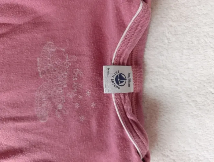 Body jambes longues petit bateau 3 mois - photo numéro 2