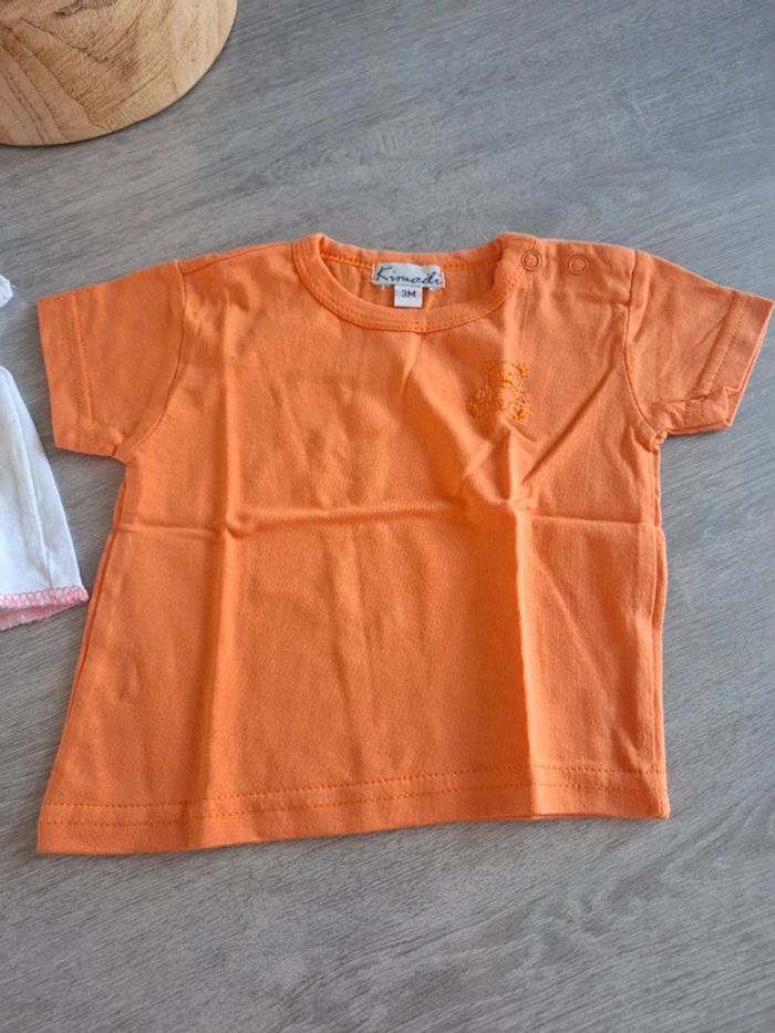 T-shirt manche courte 3 mois - photo numéro 4