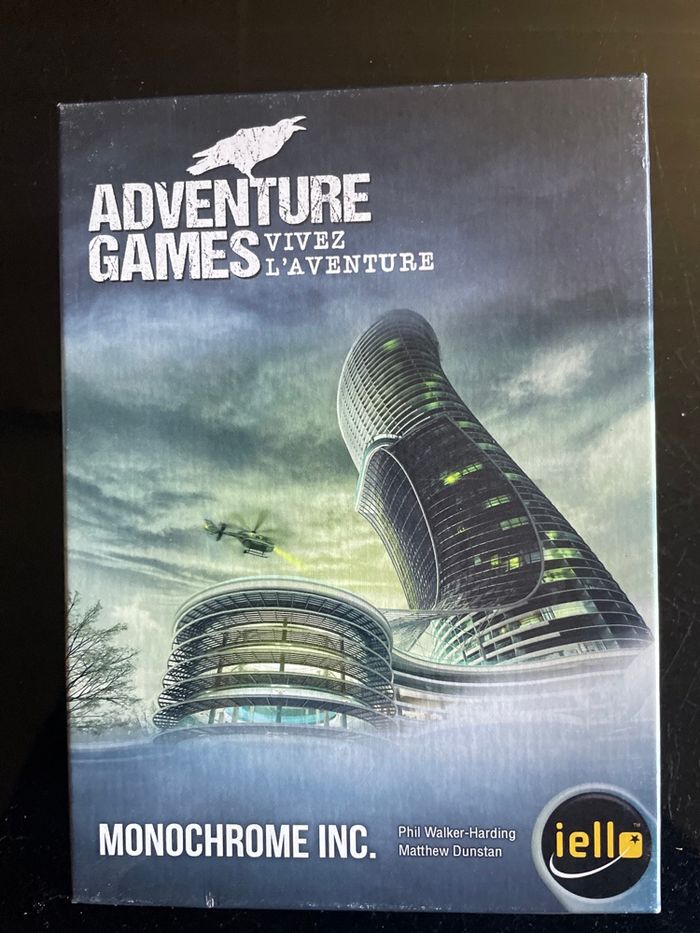 Jeu Adventure Games : Monochrome Inc. - Iello - Complet - photo numéro 2