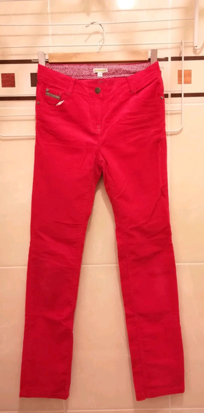 Pantalon en velours T12 ans - V92B