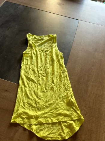 Débardeur long femme, vert, taille xs