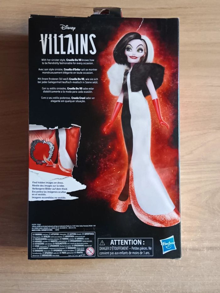 Poupée cruella d'enfer les vilains disney hasbro - photo numéro 2