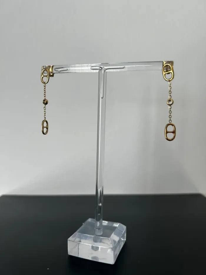 Boucle d’oreille tendance acier inoxydable