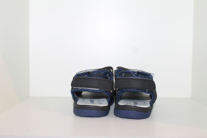 belle sandales nus pieds noire et bleue 26 - photo numéro 5