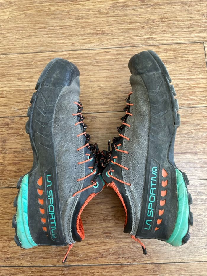 Chaussures  La Sportiva Tx4 gris/menthe 38,5 - photo numéro 5