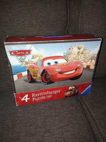 4 puzzles Cars 2 (5 ans  et +)