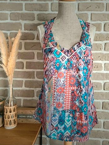 Débardeur imprimé foulard Formul