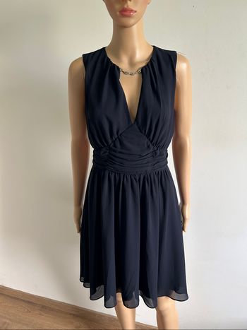 Robe bleue marine sans manches Morgan taille 36 comme neuve