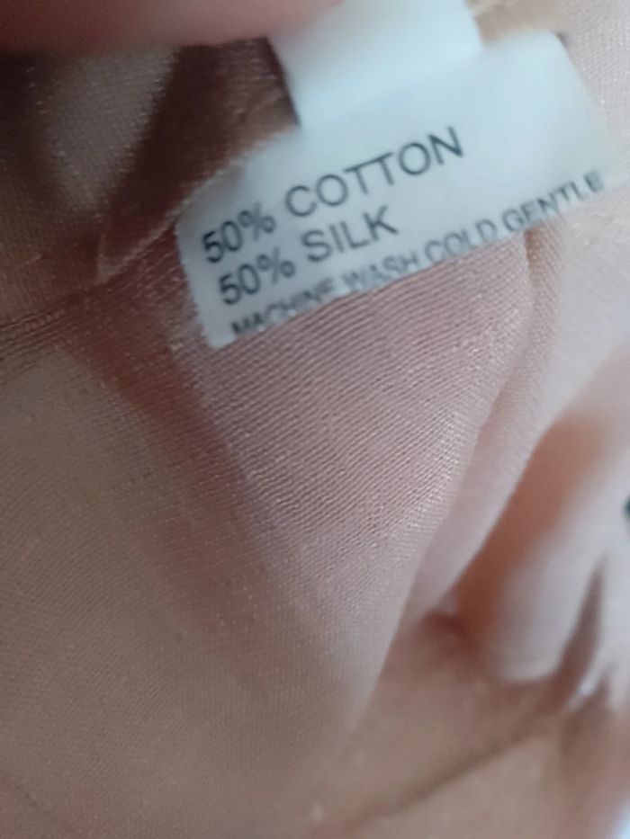 Tunique bohème soie et coton taille 44 - photo numéro 4