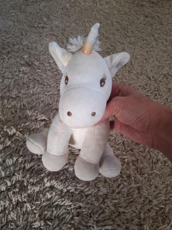 Magnifique peluche licorne blanc