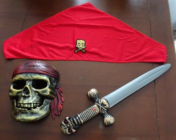 Accessoires pour déguisement de pirate