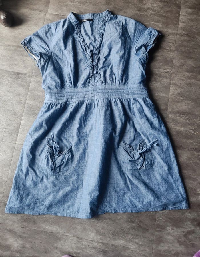 Robe été bleu jean