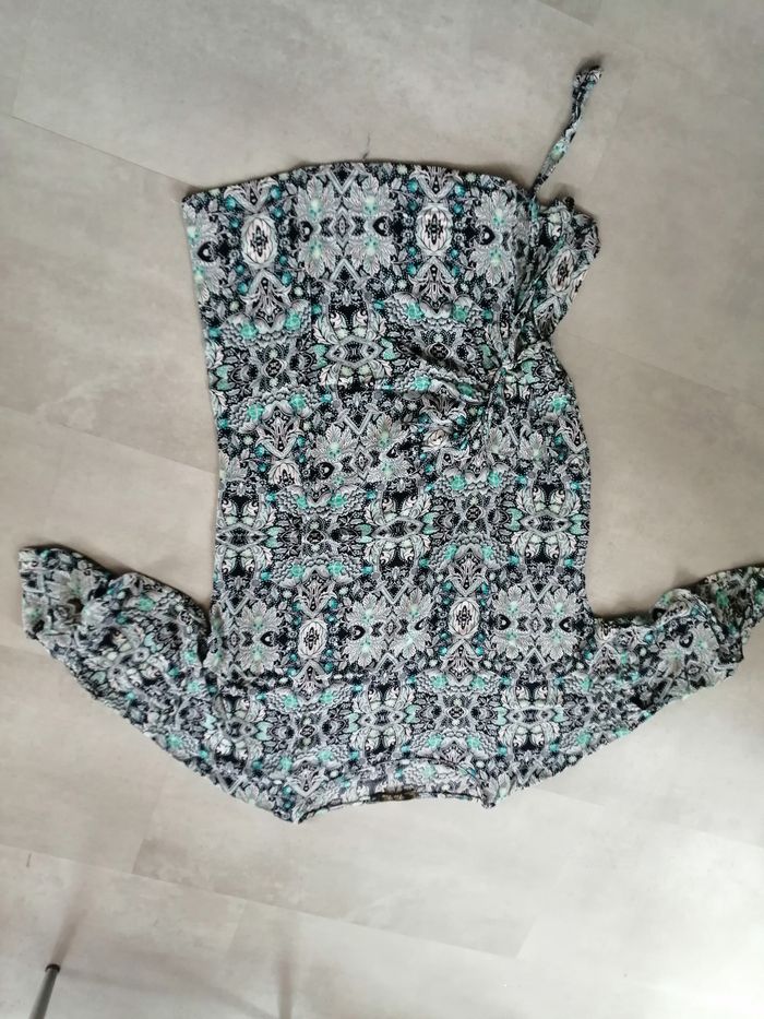 robe ou tunique imprimée fluide taille L Vic via - photo numéro 2