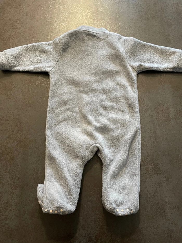 Pyjama/grenouillère bébé garçon 6 mois bout’chou polaire - photo numéro 3
