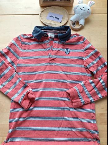 Polo pour garçon taille 10 ans marque cyrillus très bon état