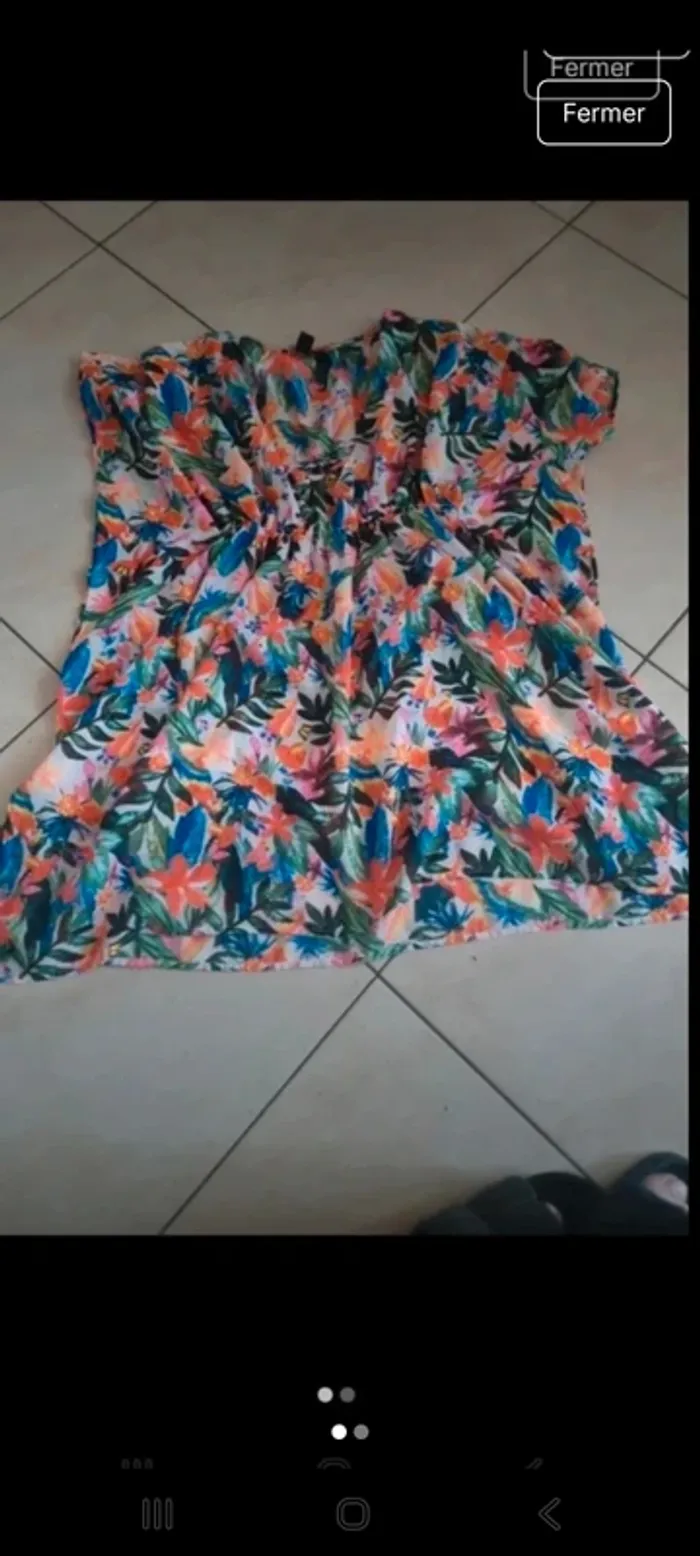 Tunique plage femme