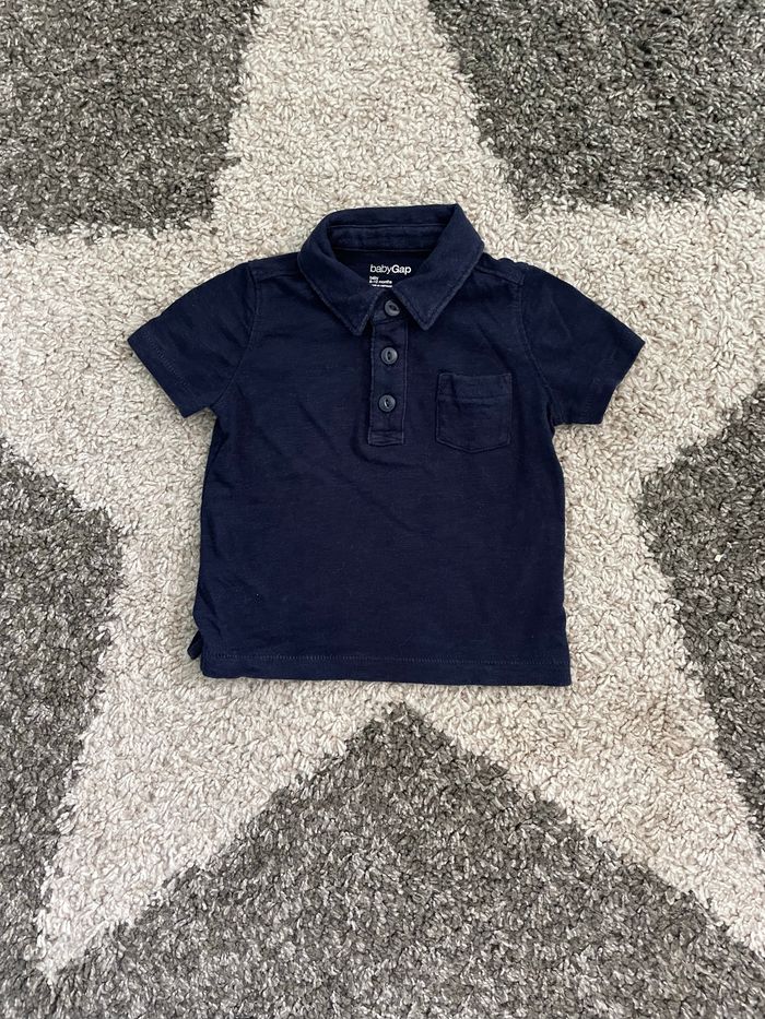 Polo garçon bleu marine Gap 12 mois - photo numéro 2