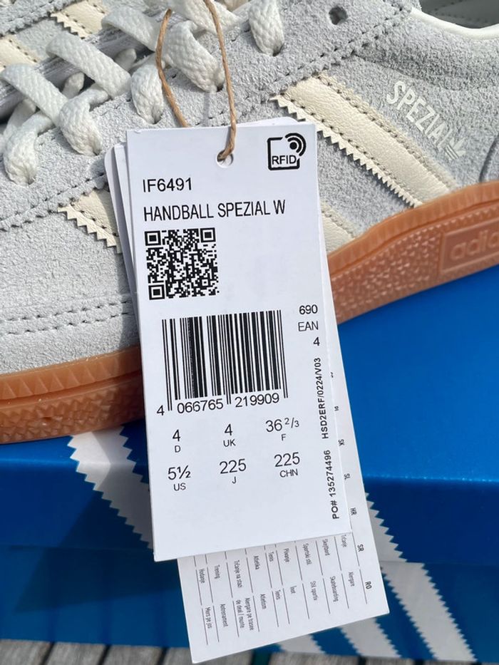 Adidas handball spezial grey white - photo numéro 11