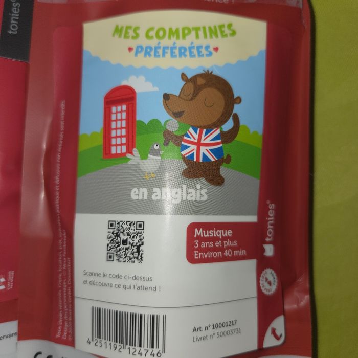 Tonies comptines anglaises - photo numéro 2