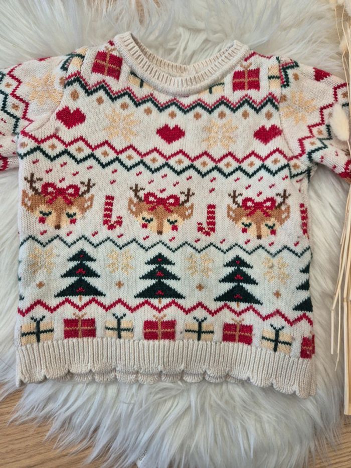 🎄 Magnifique pull de Noël Sergent Major 18 mois - photo numéro 2