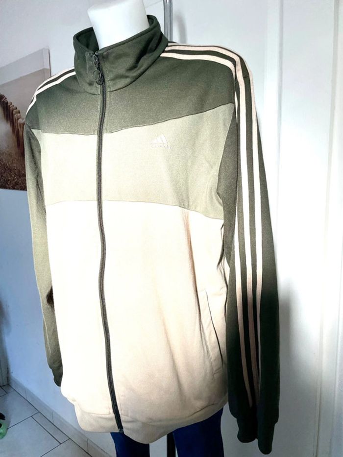 Pull gilet Adidas vintage oversize - photo numéro 4