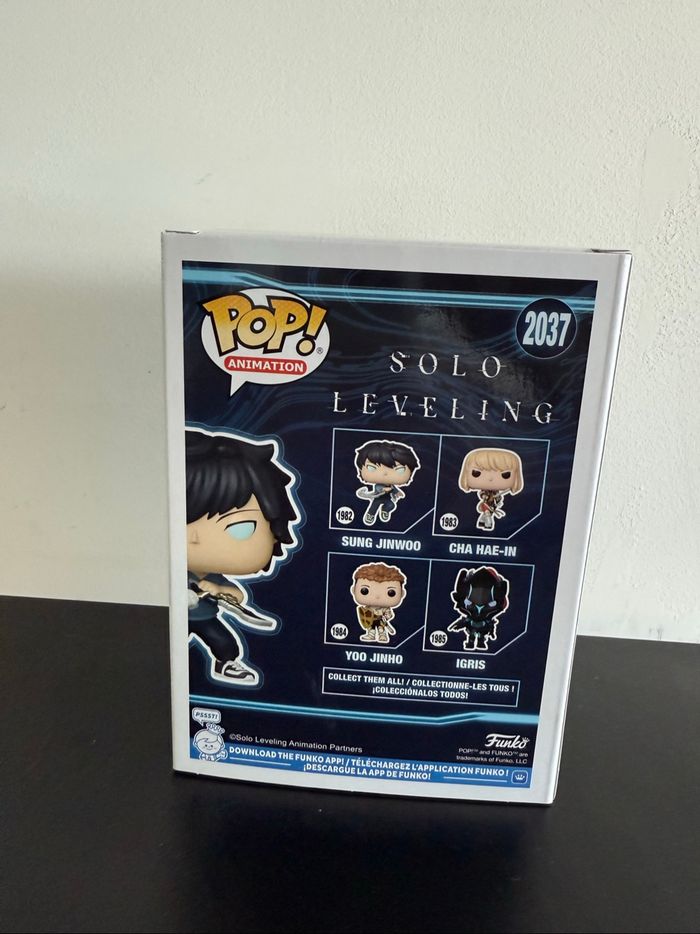 Funko Pop Solo Leveling Jinwoo 2037 9500pcs monde - photo numéro 2