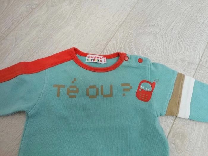 Lot de 2 Hauts La Compagnie des petits 3 mois - photo numéro 3