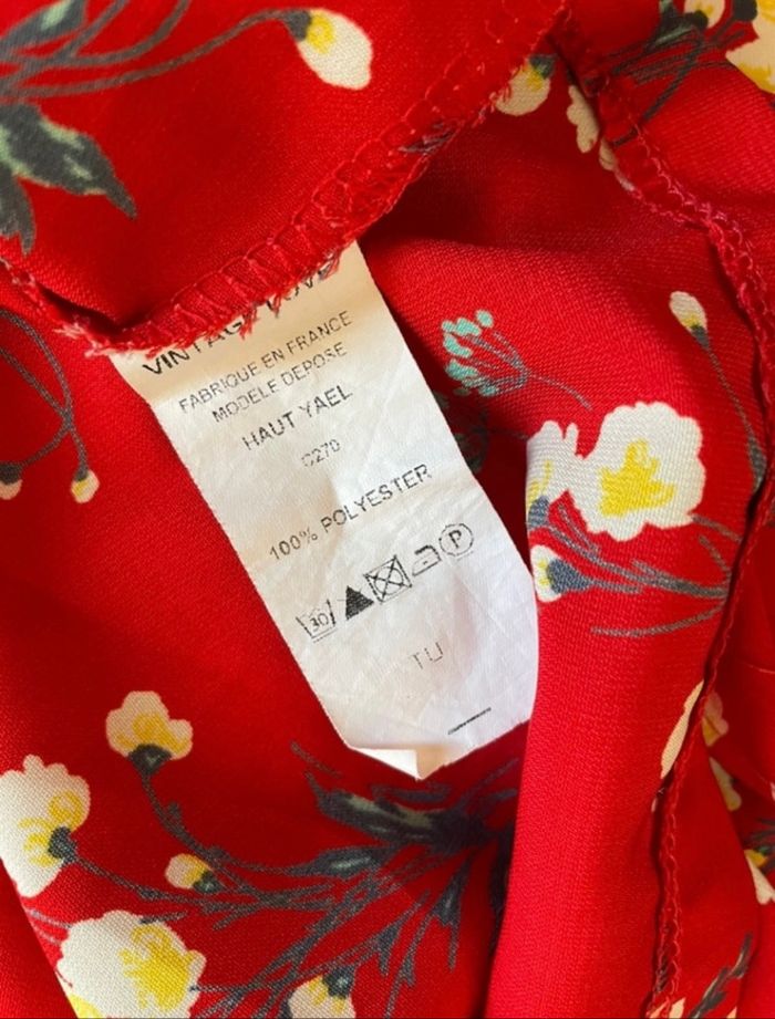 Blouse TU fleurie - photo numéro 3