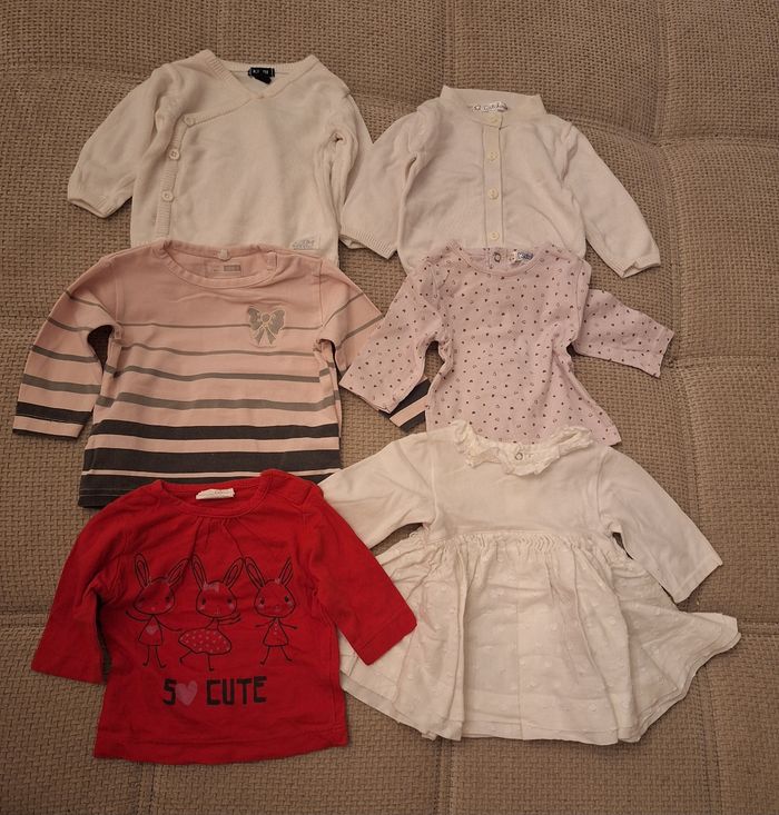 Lot 1 mois fille - 15 vêtements - photo numéro 4