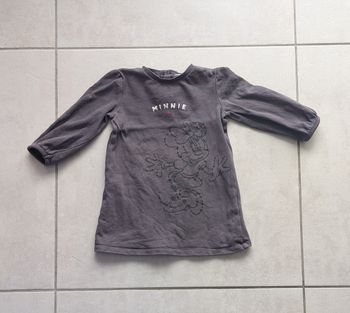 Robe pull manches longues Minnie - 3 ans