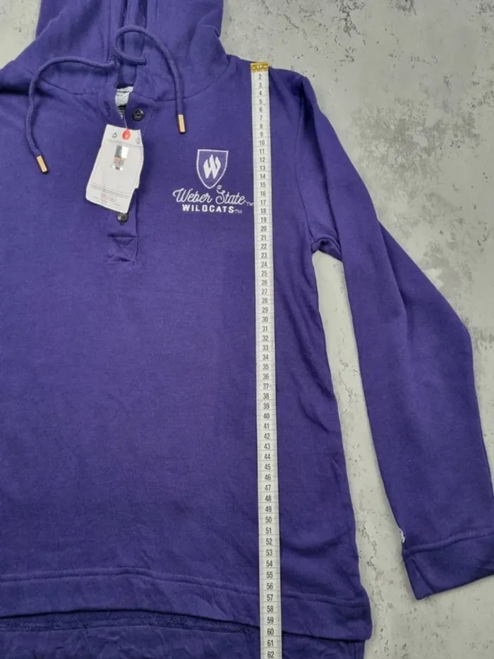 Sweat à capuche Champion violet – Taille S Femme (mesures en photos) - photo numéro 5