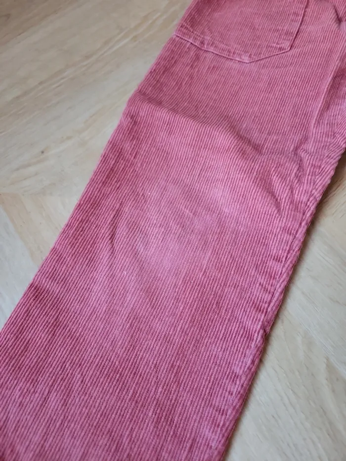 Pantalon velours rouge brique - photo numéro 3