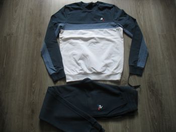 JOGGING 2 PCS : SWEAT SHIRT + PANTALON "LE COQ SPORTIF" - Taille XS - n°01