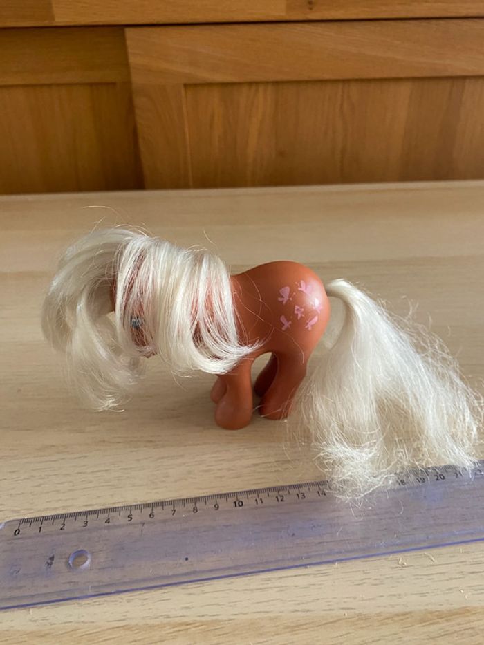 Petit poney Little pony hasbro butterscotch Italy brown marron 1982 cannella - photo numéro 8