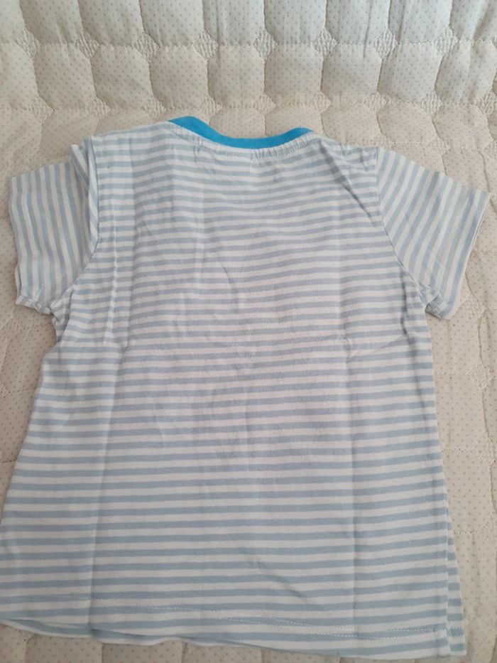 Tee shirt rayé mickey 24 mois Disney - photo numéro 2