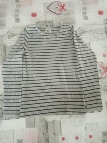 Tee-shirt manche longue fin taille 16ans bilook