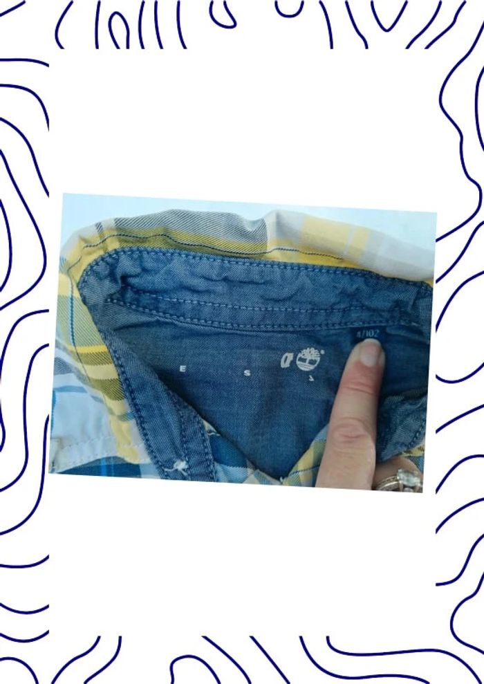 Chemise manches longues 4 ans Timberland - photo numéro 3