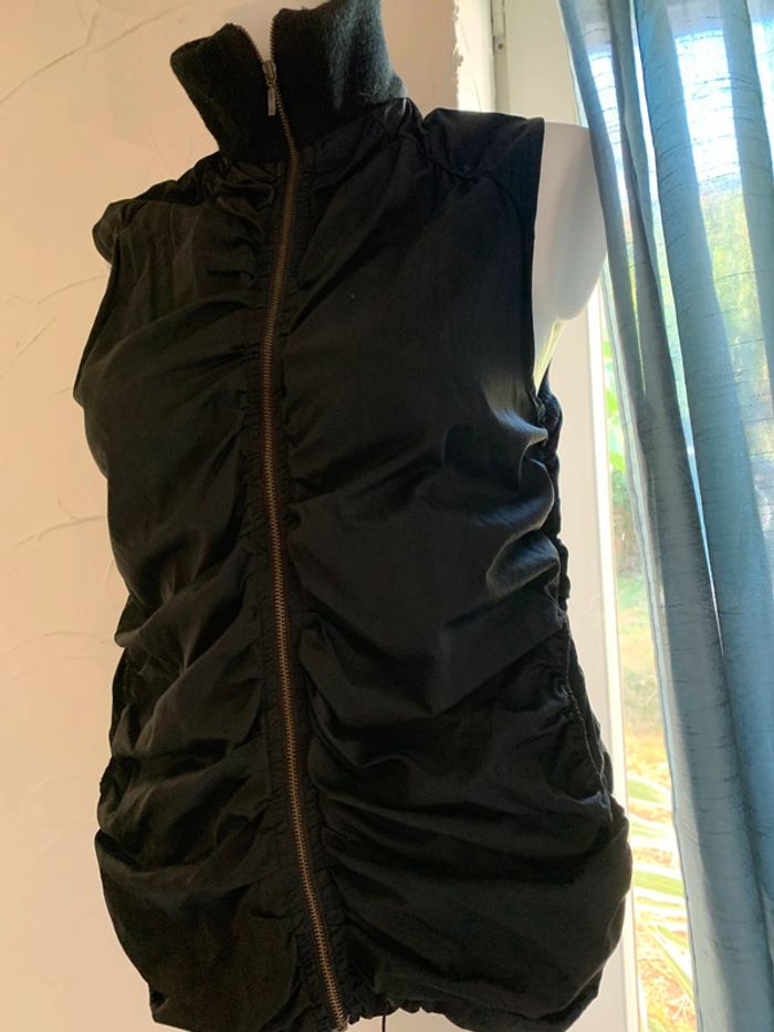 Veste sans manches Derhy taille 38 noire - photo numéro 4