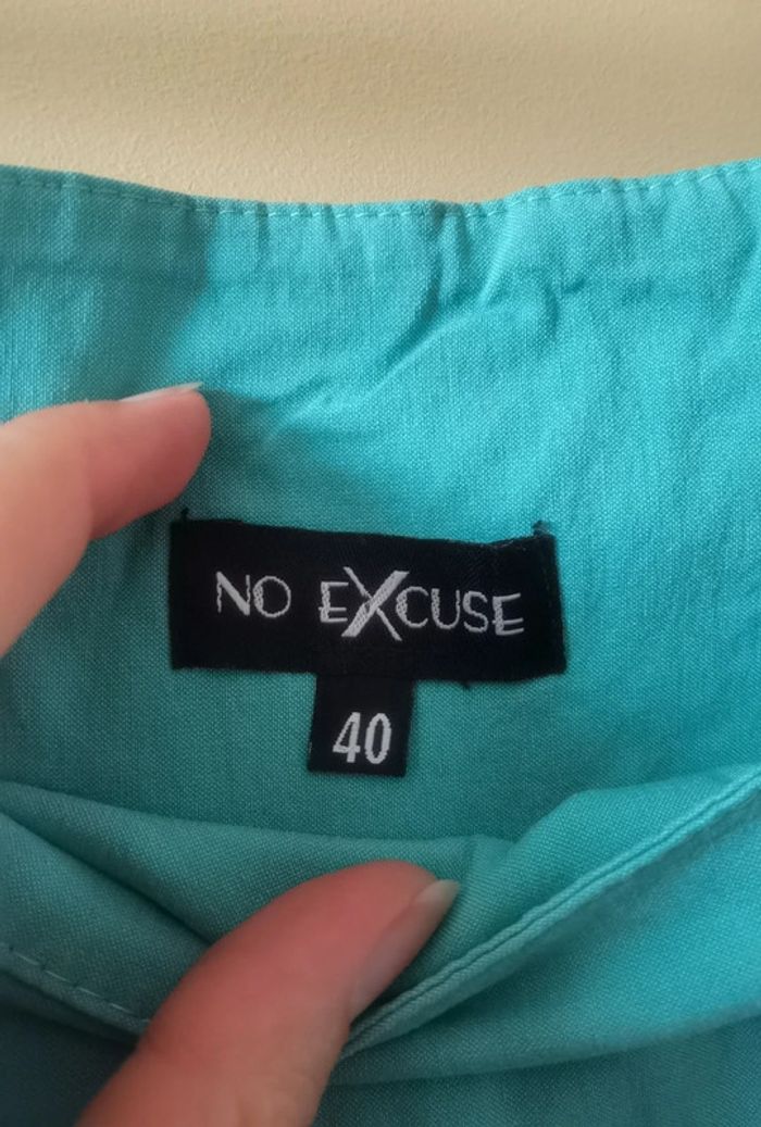 Jupe turquoise et ceinture blanche - photo numéro 6